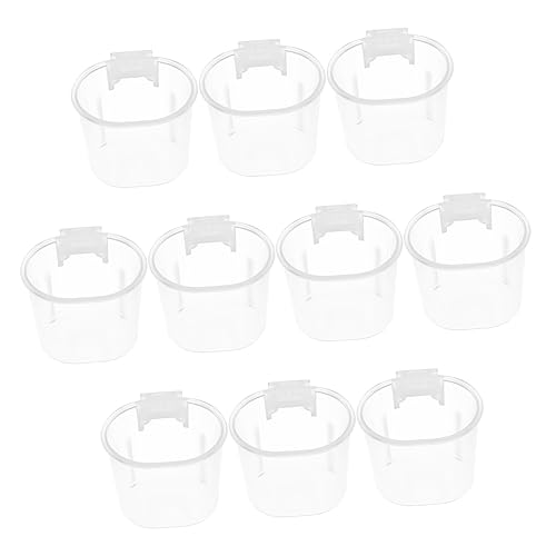 Toddmomy 10Stücke Teiliges Papageien Futterspender für Kleine Hängende Futter und Wasserschalen für Sittiche Nymphensittiche und Andere Haustiervögel Toddmomy 10Stücke Teiliges Papageien Futterspender für Kleine Hängende Futter und Wasserschalen für Sittiche Nymphensittiche und Andere Haustiervögel von Toddmomy
