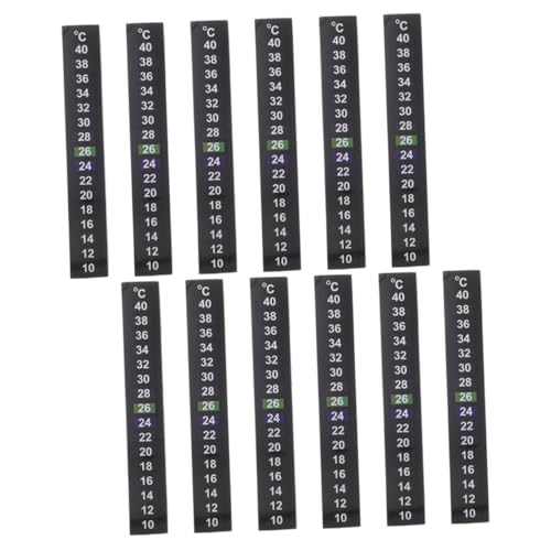 Toddmomy 12 Stück Teiliges Aquarium Thermometer Aufkleber Selbstklebende Temperaturstreifen für Fischbecken Thermometer Sticker für Einfache Temperaturmessung Toddmomy 12 Stück Teiliges Aquarium Thermometer Aufkleber Selbstklebende Temperaturstreifen für Fischbecken Thermometer Sticker für Einfache Temperaturmessung von Toddmomy