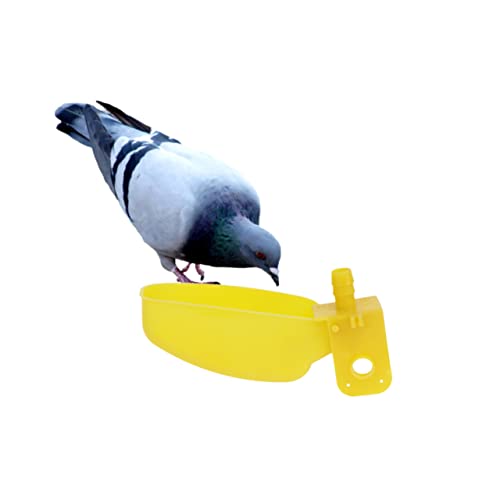 Toddmomy Automatische Vogeltränke 12 Stück Wassernapf für Papageien Tauben Wachteln Kunststoff Einfach zu Reinigen für Käfige Geeignet von Toddmomy
