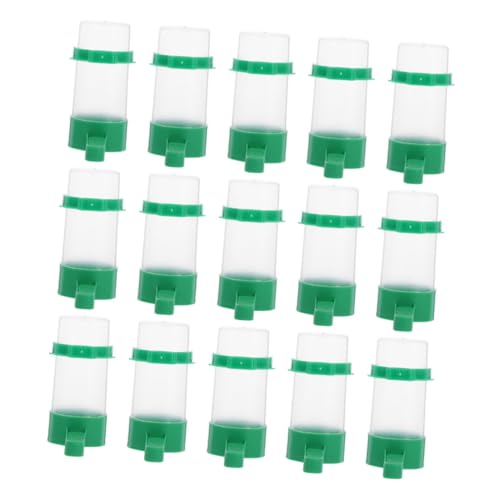 Toddmomy 15 Stück Teiliges Automatisches Vogelkäfig-wasserspender- Auslaufsichere Trinkschale für Kleine Papageien Wellensittiche Sittiche und Andere Käfigvögel Transparente Futter von Toddmomy