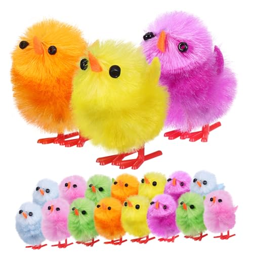 Toddmomy 18 Stück Teiliges Mini Flauschiges Kleine Bunte Küken Langlebige Osterdekoration Süße Partygeschenke für Ostern Vielseitig Einsetzbar als Bastelset und Tischdeko Toddmomy 18 Stück Teiliges Mini Flauschiges Kleine Bunte Küken Langlebige Osterdekoration Süße Partygeschenke für Ostern Vielseitig Einsetzbar als Bastelset und Tischdeko von Toddmomy
