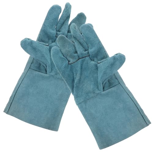 Toddmomy Pet Training Handschuhe Für Fütterung Schutz Wiederverwendbar Und Aus Hochwertigem Rindsleder von Toddmomy
