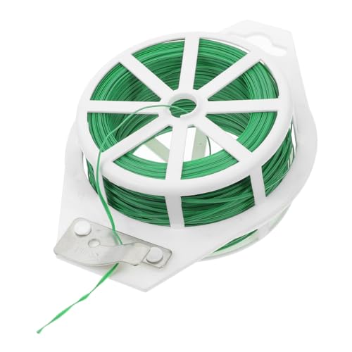 Toddmomy 1Rolle Garten Pflanzendraht mit Cutter Wiederverwendbare Pflanzenbinder Grün Allwetter Kabelbinder für Pflanzen Rankhilfe und Gartenzubehör für Pflanzenwachstum Toddmomy 1Rolle Garten Pflanzendraht mit Cutter Wiederverwendbare Pflanzenbinder Grün Allwetter Kabelbinder für Pflanzen Rankhilfe und Gartenzubehör für Pflanzenwachstum von Toddmomy
