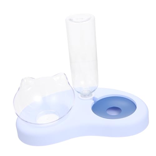 Toddmomy 1satz Katzen Und Hundenapf Mit Automatischem Wasserspender Kippbare Futterschalen Für Haustiere Blaue rutschfeste Pet Bowl Für Innenräume Von Futternäpfen Für Haustiere von Toddmomy