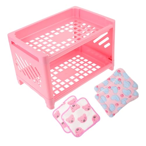 Toddmomy 1Satz Doppellagiges Hamsterbett für Kleintiere Abnehmbar Multifunktionales Chinchilla Nest Bequemes Meerschweinchenbett Decken für Haushalt Toddmomy 1Satz Doppellagiges Hamsterbett für Kleintiere Abnehmbar Multifunktionales Chinchilla Nest Bequemes Meerschweinchenbett Decken für Haushalt von Toddmomy