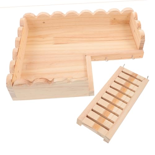 Toddmomy 1Satz Hamster Holzplattform und Praktische Hamster Spielzeugversorgung für Käfig Große Khaki Spielplatz für Spaß im Kleinen Ihres Haustieres Toddmomy 1Satz Hamster Holzplattform und Praktische Hamster Spielzeugversorgung für Käfig Große Khaki Spielplatz für Spaß im Kleinen Ihres Haustieres von Toddmomy