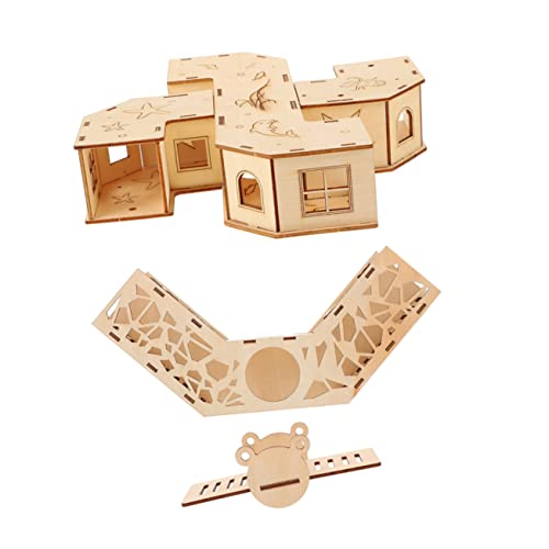 Toddmomy 1Satz Hamster Labyrinth aus Holz Teiliges mit Tunnel und Wippe Kleintierhaus für Aktives und Gesunde Beschäftigung für Hamster und Andere Kleine Haustiere Toddmomy 1Satz Hamster Labyrinth aus Holz Teiliges mit Tunnel und Wippe Kleintierhaus für Aktives und Gesunde Beschäftigung für Hamster und Andere Kleine Haustiere von Toddmomy
