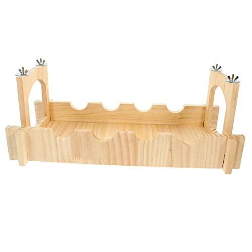 Toddmomy 1Satz Hamsterkäfig Holzbrücke Multifunktionale Hängebrücke für Kleintiere für Hamster Chinchillas Ratten Platzsparend Hochwertiges Design von Toddmomy