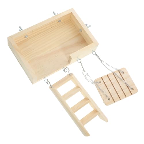 Toddmomy 1satz Hamster Spielzeug Set Holzleiter Schaukel Für Kleintiere Robust Und Langlebig Interaktive Plattform Sprung Und Kletterfähigkeiten Für Hamster Und Andere Kleintiere Toddmomy 1satz Hamster Spielzeug Set Holzleiter Schaukel Für Kleintiere Robust Und Langlebig Interaktive Plattform Sprung Und Kletterfähigkeiten Für Hamster Und Andere Kleintiere von Toddmomy