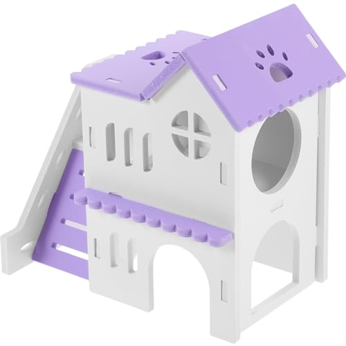 Toddmomy 1Satz Hamsterversteckhaus Doppellagiges Spielzeugzubehör für Meerschweinchen Kleintiervilla mit Rampe für Verstecken Toddmomy 1Satz Hamsterversteckhaus Doppellagiges Spielzeugzubehör für Meerschweinchen Kleintiervilla mit Rampe für Verstecken von Toddmomy