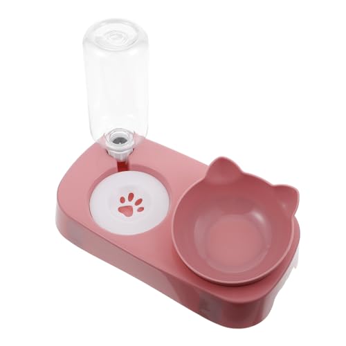 Toddmomy 1Satz Katzen Und Hundefutterspender Mit Automatischem Wasserspender Rutschfester Nackenschutz Für Haustiere Schützt Umkippen Für Fütterung von Toddmomy