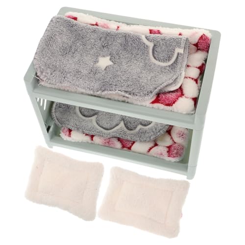 Toddmomy 1Satz Multifunktionales Etagenbett für Hamster Meerschweinchen Schlafplatz und Decken für Verstecken und Entspannen Zufällige Toddmomy 1Satz Multifunktionales Etagenbett für Hamster Meerschweinchen Schlafplatz und Decken für Verstecken und Entspannen Zufällige von Toddmomy
