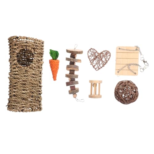 Toddmomy 1satz Kaninchen Kauspielzeug Teilig Multifunktionales Spielzeug Für Nager Zahnpflege Beschäftigung Für Meerschweinchen Kaninchen Sicheres Material Für Gesunde Zähne von Toddmomy