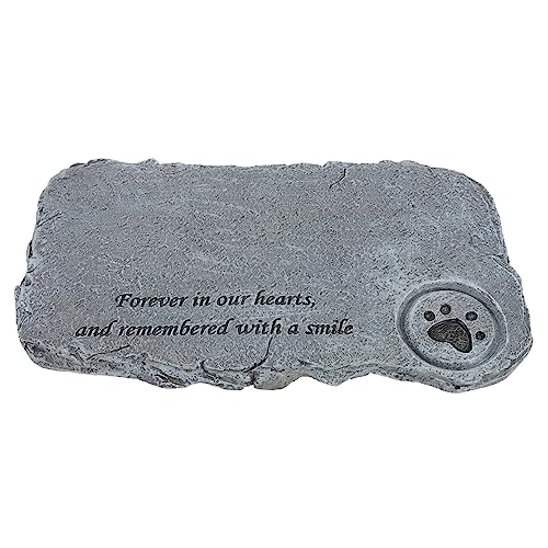 Toddmomy 1Stk Haustier Hund Katze Grabstein Tierurnen für Hundeasche Hund Sympathie Hundedenkmal Haustier-Denkmal haustiergrabstein mit kerzenhalter Outdoor-Harz-Grabstein für Haustiere von Toddmomy