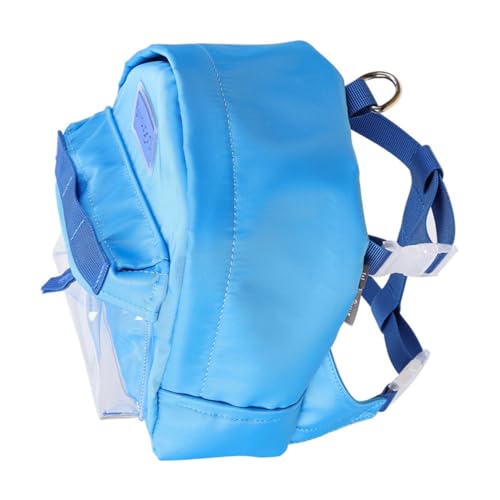 Toddmomy 1stück Hundetragetasche Für Reisen Rucksack Für Kleine Hunde Und Katzen Verstellbare Und Leichte Tragetasche Wasserdichtes Design Für Outdoor-aktivitäten Blau von Toddmomy