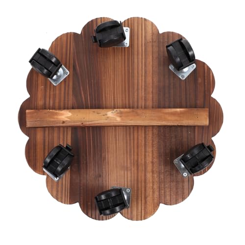 Toddmomy 1Stück Bewegliches Blumentopfablage Tablett mit Universellen und Belastbar für Garten und Wohnräume Schützt Böden Wasser und Schäden von Toddmomy