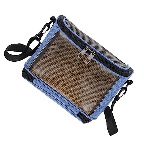Toddmomy 1Stück Hamster Tragetasche für Kleine Haustiere Leichter Outdoor Carrier mit Fenster für Chinchillas Meerschweinchen und Rennmäuse Transportbox von Toddmomy