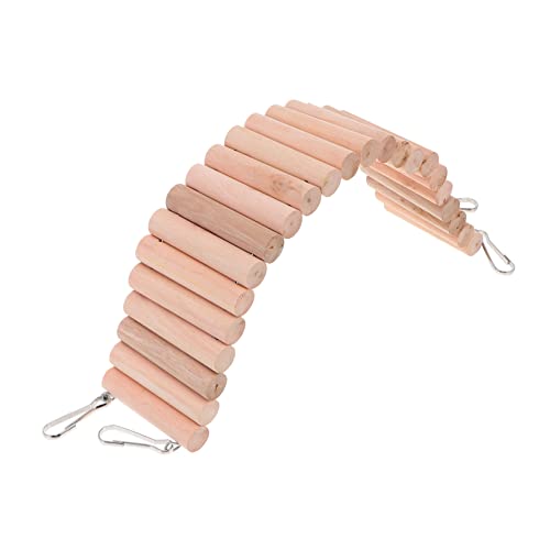 Toddmomy 1Stück Hamster Unterkunft Versteck für Reptilien und Kleintiere Multifunktionale Kletterbrücke für Schildkröten Eidechsen und Hamster von Toddmomy