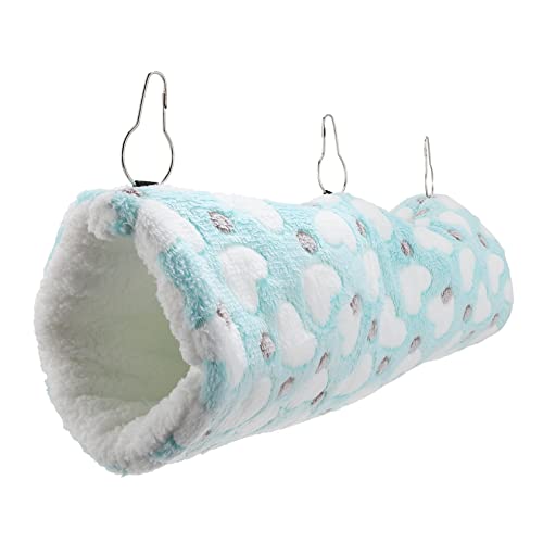 Toddmomy 1Stück Kleintier Schlaf und Spieltunnel aus Plüsch Warmes Winddichtes Versteck für Hamster Meerschweinchen und Andere Kleine Haustiere für Privatsphäre und von Toddmomy