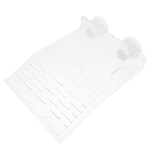 Toddmomy 1Stück Turtle aus Kunststoff mit Saugnäpfen Große Transparente Schildkröten Ruhestation für Fischtanks und Aquarien für Reptilien und Terrarien von Toddmomy