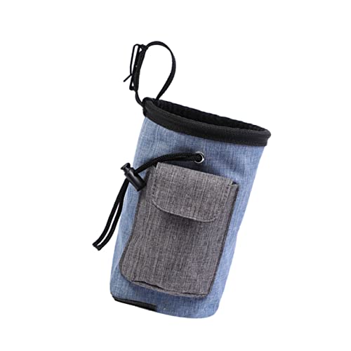 Toddmomy 1stück Hundeleckerli Tasche Tragbare Snack Tasche Für Outdoor Training Blau Verstellbarer Gürtel Große Kapazität Für Futter Und Zubehör von Toddmomy