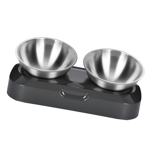 Toddmomy Erhöhter Katzennapfständer Edelstahlmaterial Katzenfutternapf-Set Kätzchennäpfe Katzennapf Toddmomy Erhöhter Katzennapfständer Edelstahlmaterial Katzenfutternapf-Set Kätzchennäpfe Katzennapf von Toddmomy
