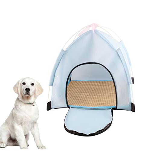 Toddmomy 1stk Sonnenschutzzelt Haustier Hundehaus Katzenzeltbett Strandüberdachungszelt Kätzchen Zelt Zusammenklappbares Indoor-hundehaus Strandzelte Tragbares Zelt Hundezelt Sky-Blue Toddmomy 1stk Sonnenschutzzelt Haustier Hundehaus Katzenzeltbett Strandüberdachungszelt Kätzchen Zelt Zusammenklappbares Indoor-hundehaus Strandzelte Tragbares Zelt Hundezelt Sky-Blue von Toddmomy