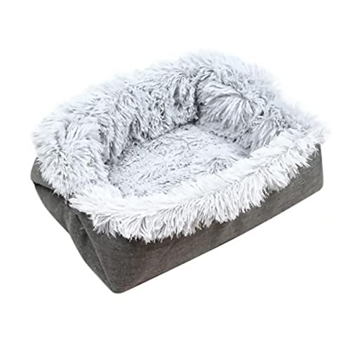Toddmomy 2 1 Katzennestkissen Katzenbett aus Plüsch Plaudern Katzenbetten für Wohnungskatzen Höhle Kätzchenbett Haustierbett Haustiernest Katze Bett Matte Leinen- Light Grey Toddmomy 2 1 Katzennestkissen Katzenbett aus Plüsch Plaudern Katzenbetten für Wohnungskatzen Höhle Kätzchenbett Haustierbett Haustiernest Katze Bett Matte Leinen- Light Grey von Toddmomy
