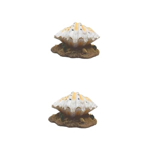 Toddmomy 2 Stck. Luftpumpendekoration Ornamente Blasenornamente Zubehör für Aquarium Luftpumpe Aquarienlandschaftsdekoration Versteck der Simulationsschale Aquariendekoration Harz von Toddmomy