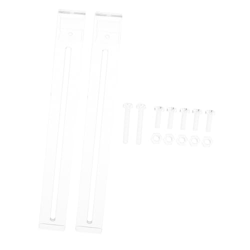 Toddmomy 2 Stück Aquariumhaken Aquarium zubehör Terrarium zubehör Terrarien Zubehör Aquarien Zubehör Aquarienhaken Zubehör für Fischaquarien Zubehör für Tropische Aquarien Abs Transparent von Toddmomy