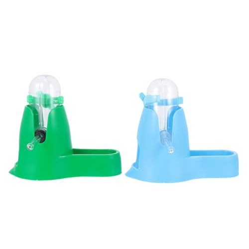Toddmomy 2 Stück Automatische Trinkflasche für Kleintiere Auslaufsichere Hamster Wasserflasche aus Robustem Kunststoff Geeignet für Kaninchen Meerschweinchen Chinchillas von Toddmomy