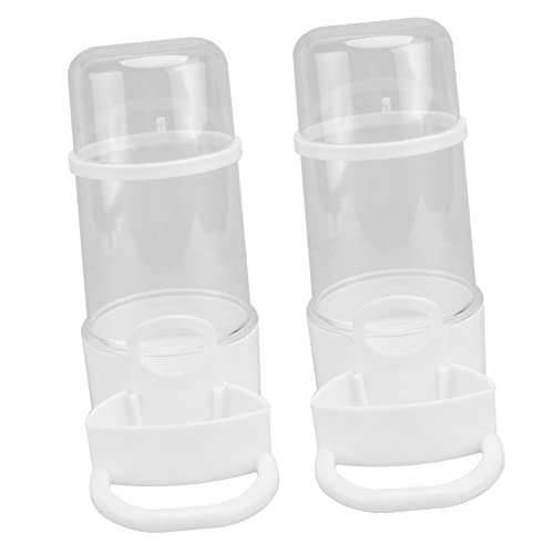 Toddmomy 2 Stück Automatischer Vogeltränke Wassernapf für Vögel Leckagefreier Futterspender für Papageien Wellensittiche und Hühner zu Installieren und Reinigen von Toddmomy