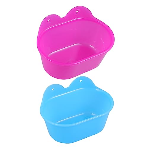 Toddmomy 2stücke Vogelbadewanne Für Vögel Hängende Badewanne Für Papageien Spritzfester Duschbehälter Und Blau Für Reinigung Und Pflege Kleiner Vögel von Toddmomy