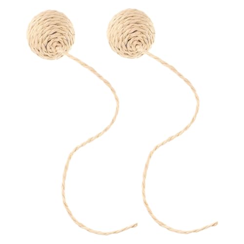 Toddmomy 2 Stück Ersatzball für Katzenklettergerüst katzenspielzeug Katzen zubehör katzenbett Katzenkratzer Kätzchen Ersatz für Katzenkratzbäume Kratzbaum aus Sisal Papier Beige Toddmomy 2 Stück Ersatzball für Katzenklettergerüst katzenspielzeug Katzen zubehör katzenbett Katzenkratzer Kätzchen Ersatz für Katzenkratzbäume Kratzbaum aus Sisal Papier Beige von Toddmomy