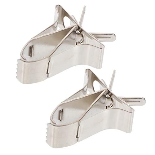 Toddmomy 2 Stück Essenszange Clips Vogel Zeug Futterhalter Für Vogelkäfige Vogel-gemüse-Clip Vogelsamen Jay Haustier Wellensittich Essen Hirsehalter Für Vogelkäfig Silver Rostfreier Stahl von Toddmomy