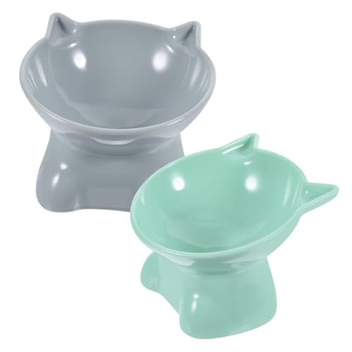 Toddmomy 2stücke Hochbeiniges Katzenfuttergeschirr Mit Nackenschutz Plastikfutterstation Für Katzen Und Hunde rutschfeste Futterschalen Und Ergonomisch Gestaltet Toddmomy 2stücke Hochbeiniges Katzenfuttergeschirr Mit Nackenschutz Plastikfutterstation Für Katzen Und Hunde rutschfeste Futterschalen Und Ergonomisch Gestaltet von Toddmomy