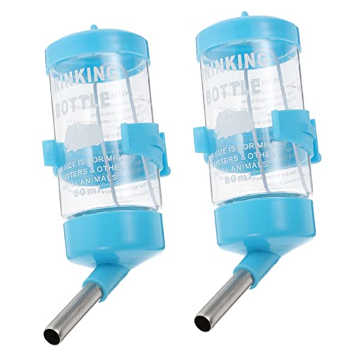 Toddmomy Praktische Wasserzufuhr 2er-Pack Auslaufsichere Hamster-trinkflasche Für Hasen Automatische Haustier-Trinker von Toddmomy