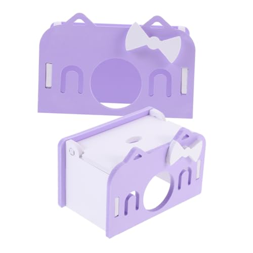 Toddmomy 2 Stück Hamster Versteckhaus aus Sicheres Nest und Spieltunnel für Kleine Tiere für Hamster und Meerschweinchen Klein Toddmomy 2 Stück Hamster Versteckhaus aus Sicheres Nest und Spieltunnel für Kleine Tiere für Hamster und Meerschweinchen Klein von Toddmomy