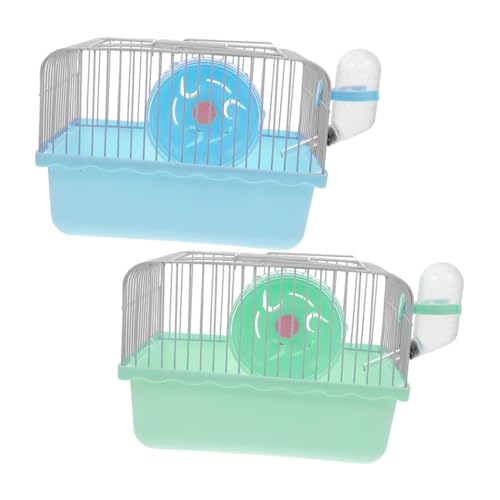Toddmomy 2 Stück Hamsterkäfig Für Haustiere Hamstergehege Hamsterzubehör Kleintier Tragekäfig Tier Tragetasche Kleintier Spielaktivitätsständer Hamster Tragetasche Transportkäfig Toddmomy 2 Stück Hamsterkäfig Für Haustiere Hamstergehege Hamsterzubehör Kleintier Tragekäfig Tier Tragetasche Kleintier Spielaktivitätsständer Hamster Tragetasche Transportkäfig von Toddmomy