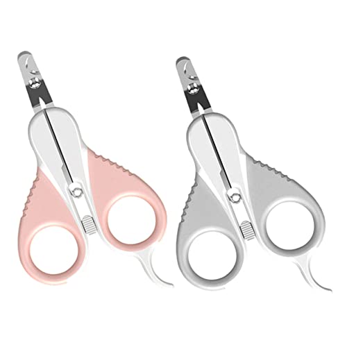 Toddmomy 2stücke Haustier Krallenknipser Für Kleine Hunde Und Katzen Tragbarer Nageltrimmer Aus Hochwertigem Edelstahl Mit Blutlinien-Schutz Ergonomischer Griff Für Einfachen Gebrauch von Toddmomy