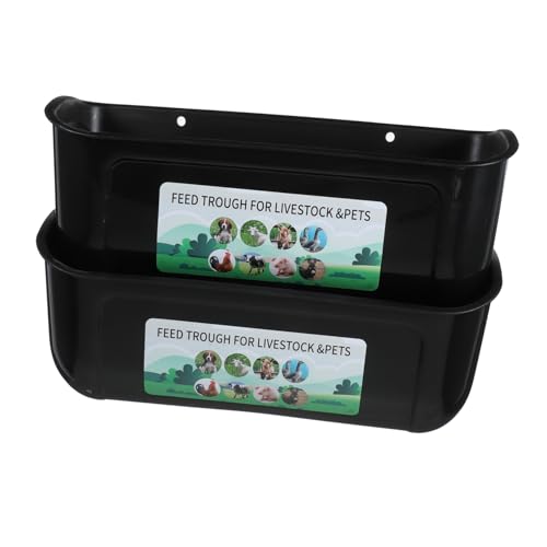 Toddmomy 2 Stück Hühnerfutterautomat Küken füttern Geflügelfutterautomaten für Hühner Chicken Feeder Futterautomat für Nutztiere Vögel füttern Groove montierbarer Schweinefutterautomat pp von Toddmomy