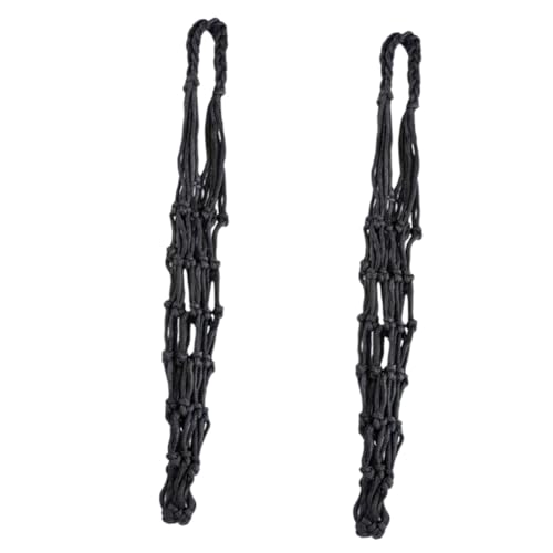 Toddmomy 2 Stück Hühnerfutternetz Slow Feeder Für Hühner Hühnerfutterautomaten Und Automatischer Futterautomat Für Papageien Vögel Snack-hängetasche Hühnermistpellets Black Nylon von Toddmomy