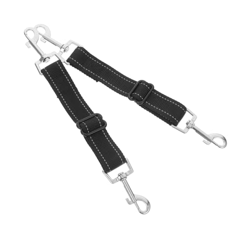 Toddmomy 2 Stück Hundehalsband Verbinder Leinen Halsband Verbinder Verlängerung Krawatte Absorber Clip Backup Reflektierend Kurze Hundeleine Für Kleine Hunde Haken Verkehr von Toddmomy