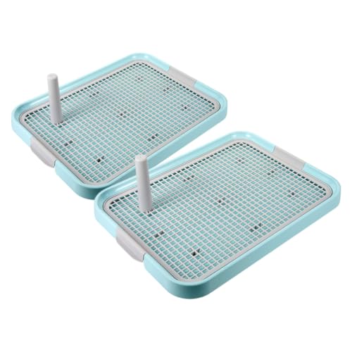 Toddmomy 2 Stück Hundetöpfchen-Tablett Tragbare Haustier-Katzentoilette Hunde-Trainingstoilette Welpen-PIPI-Pad-Halter Welpen-Töpfchen-Trainer Für Hunde Welpen Hündchen Katzen Kaninchen Toddmomy 2 Stück Hundetöpfchen-Tablett Tragbare Haustier-Katzentoilette Hunde-Trainingstoilette Welpen-PIPI-Pad-Halter Welpen-Töpfchen-Trainer Für Hunde Welpen Hündchen Katzen Kaninchen von Toddmomy