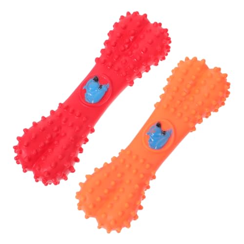 Toddmomy 2 Stück Hundezähne Schleifen Trainingskugel Bite Buddy Kauspielzeug für Hunde für Haustiere kichern quietschend Haustier Welpe kauert Toddmomy 2 Stück Hundezähne Schleifen Trainingskugel Bite Buddy Kauspielzeug für Hunde für Haustiere kichern quietschend Haustier Welpe kauert von Toddmomy