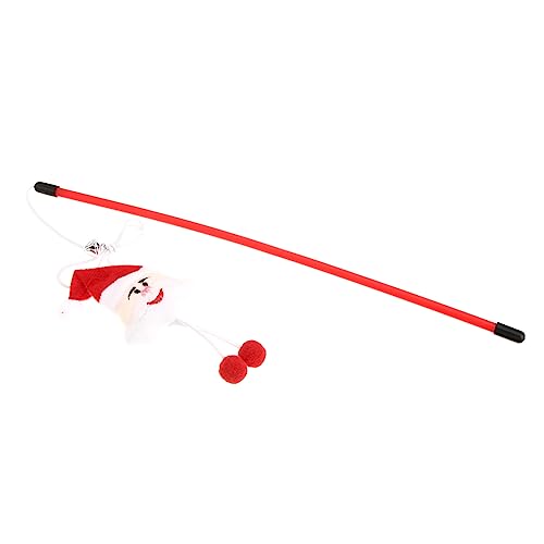 Toddmomy Katzen Teaser Santa Claus Interaktive Katzenangel Stäbe Katzenspielzeug Für Training Und Spielzeit Toddmomy Katzen Teaser Santa Claus Interaktive Katzenangel Stäbe Katzenspielzeug Für Training Und Spielzeit von Toddmomy