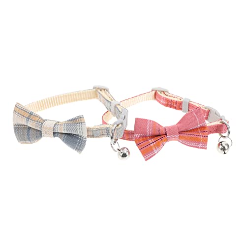 Toddmomy 2 Stück Katzenhalsband Mit Fliege Katzenmarke Rosa Haustier Fliege Halsband Süße Halskette Katzengeburtstag Ausgefallene Katzenfliege Kätzchenhalsbänder Kätzchen Fliege Toddmomy 2 Stück Katzenhalsband Mit Fliege Katzenmarke Rosa Haustier Fliege Halsband Süße Halskette Katzengeburtstag Ausgefallene Katzenfliege Kätzchenhalsbänder Kätzchen Fliege von Toddmomy