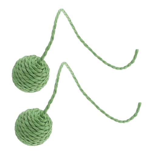 Toddmomy 2 Stück Katzenklettergerüst Ersatzball Katzenspielzeug Kratzspielzeug Für Katzen Katzenkratzbaum Katzenpfosten Kratzbaum Kätzchenbedarf Katzenballspielzeug Papier Grün Toddmomy 2 Stück Katzenklettergerüst Ersatzball Katzenspielzeug Kratzspielzeug Für Katzen Katzenkratzbaum Katzenpfosten Kratzbaum Kätzchenbedarf Katzenballspielzeug Papier Grün von Toddmomy