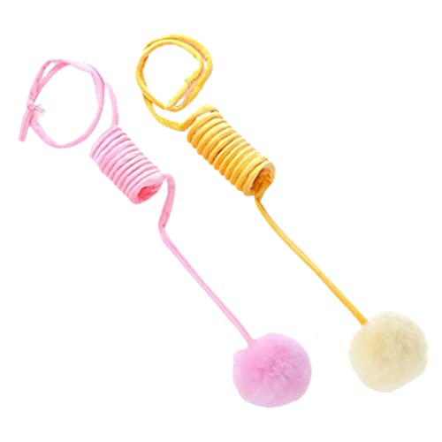 Toddmomy 2 Stück Katzenspielzeug Ball Katzenfeen federnd drinnen bunt Haustierspielzeug für Katzen für Katzenbälle Spielzeugbälle für Katzen Plüsch Toddmomy 2 Stück Katzenspielzeug Ball Katzenfeen federnd drinnen bunt Haustierspielzeug für Katzen für Katzenbälle Spielzeugbälle für Katzen Plüsch von Toddmomy