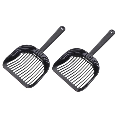 Toddmomy 2 Stück Katzenstreuschaufel aus Strapazierfähigem Material Ergonomisches Design für Einfache von Katzentoiletten für Haushalte mit Katzen von Toddmomy
